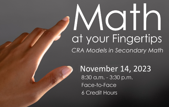 Math at your Fingertips CRA Models in Secondary Math logo